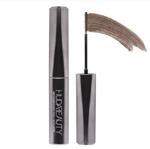 Huda Beauty Bomb Brows Full 'N Fluffy Fiber Gel: Medium Brown, 4.5ml, NIB - Picture 1 of 9